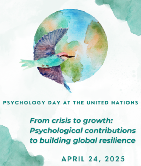Dan psihologije u Ujedinjenim narodima (Psychology Day at the United Nations),  24. travnja 2025. 
